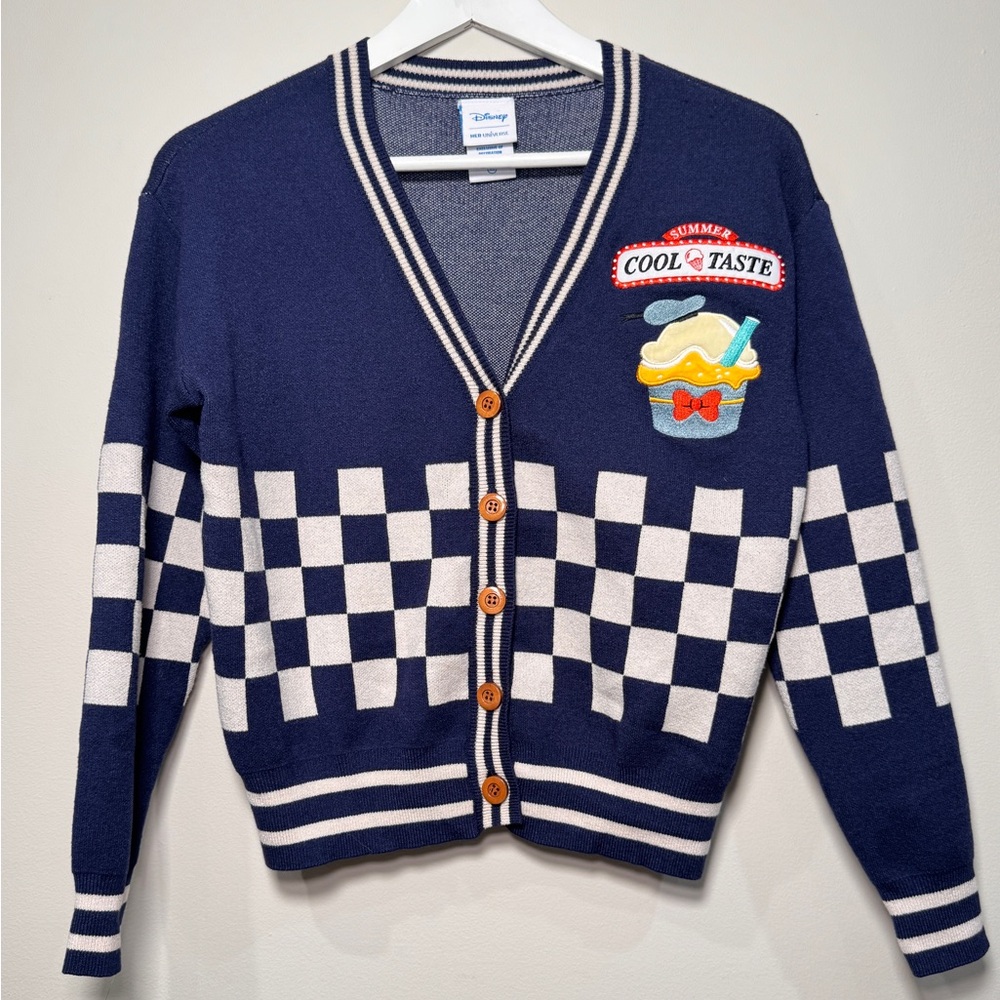 Her Universe Disney Donald Duck Ice Cream Cardigan Size XS - Picture 2 of 6